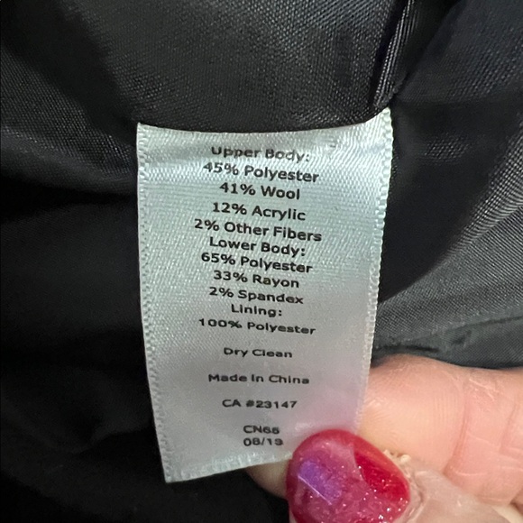 Talbots Black and White Houndstooth Colorblock Women's Collarless Jacket Size 10 - Picture 10 of 15